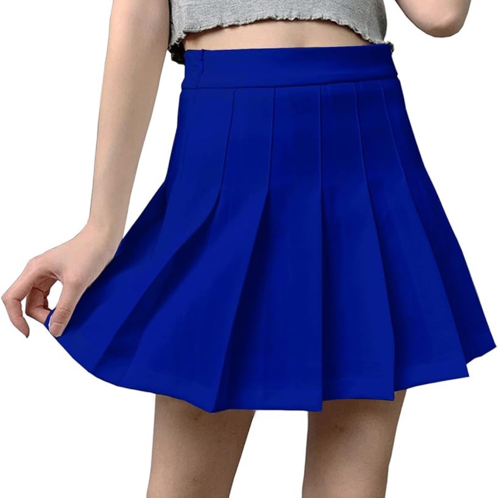 New navy blue tennis skirt with pleats in shorts xl